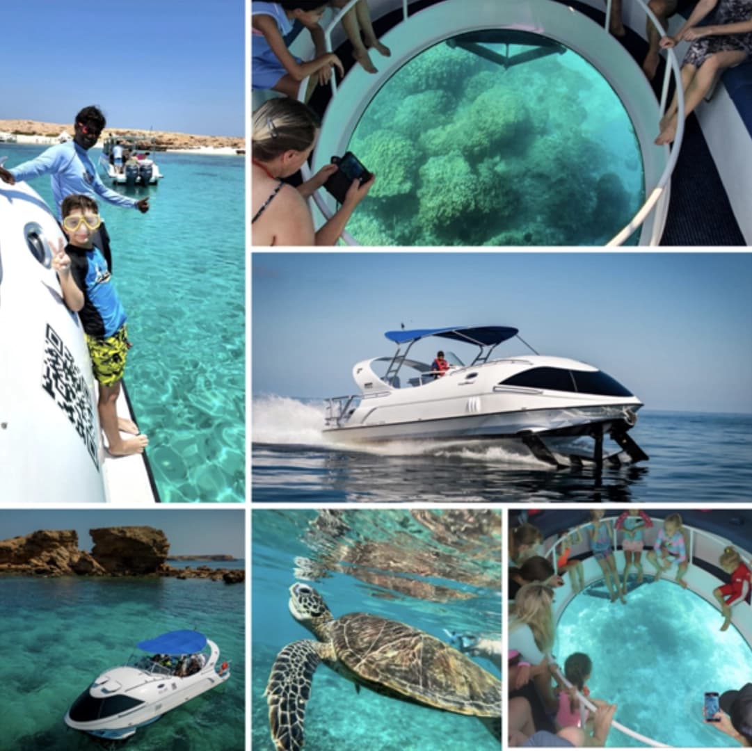 Sunset trip on glass bottom boat - photo 4