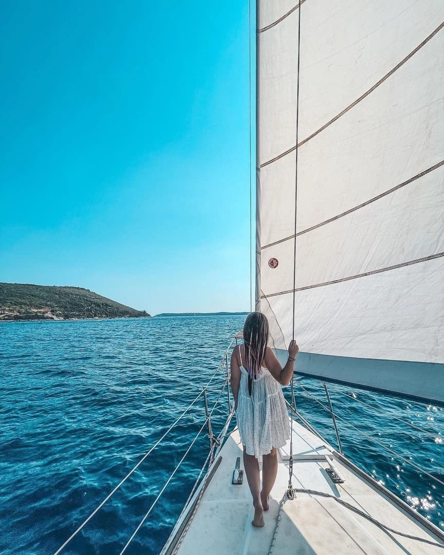 Sailing in Montenegro - boat photo