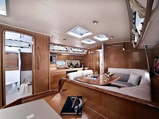 Boat interior