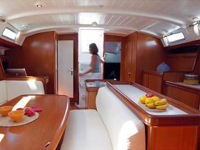 Boat interior