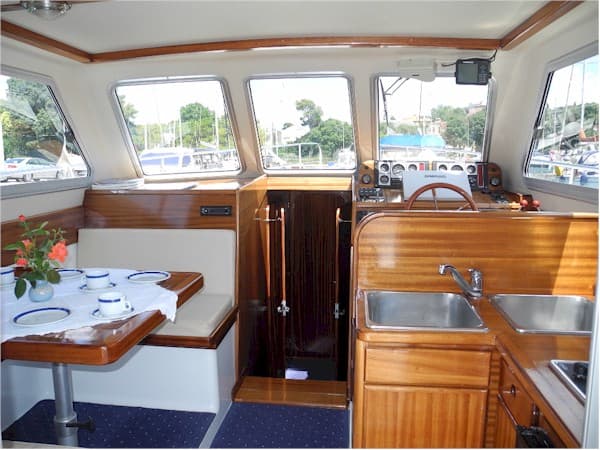 Boat interior