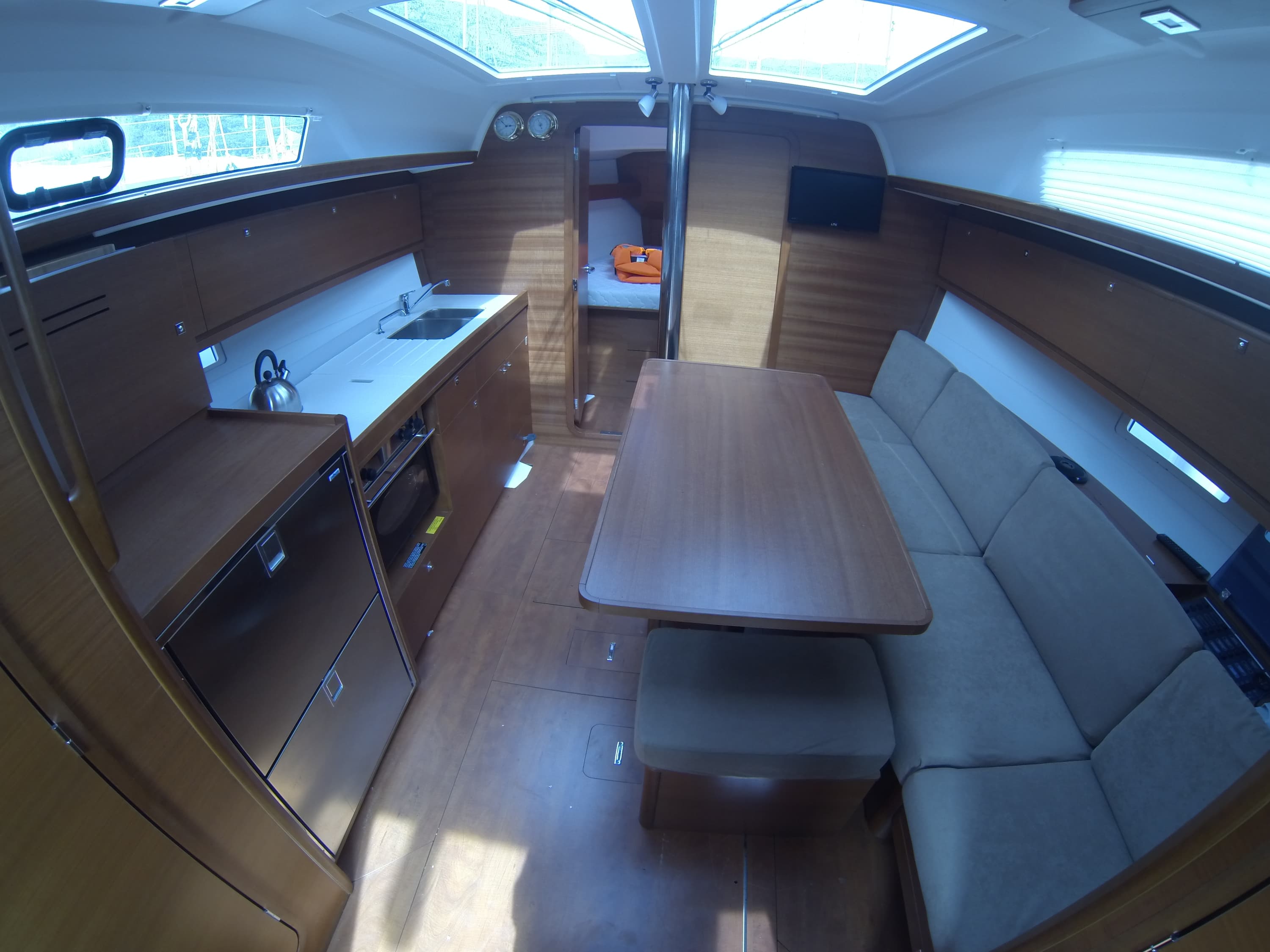 Boat interior