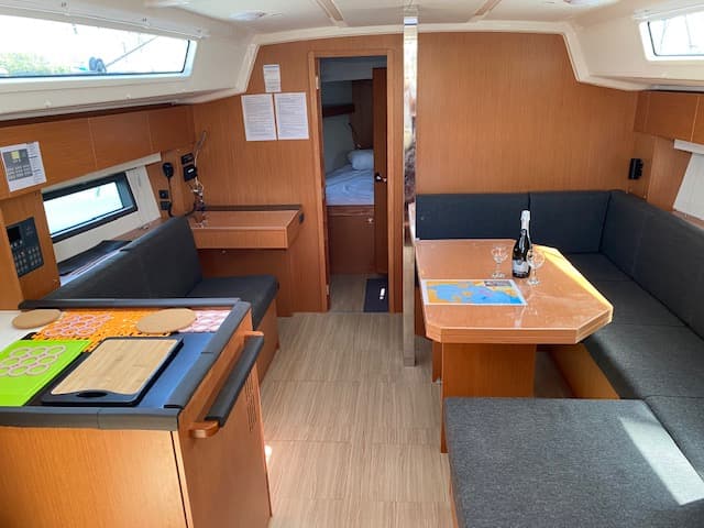 Boat interior
