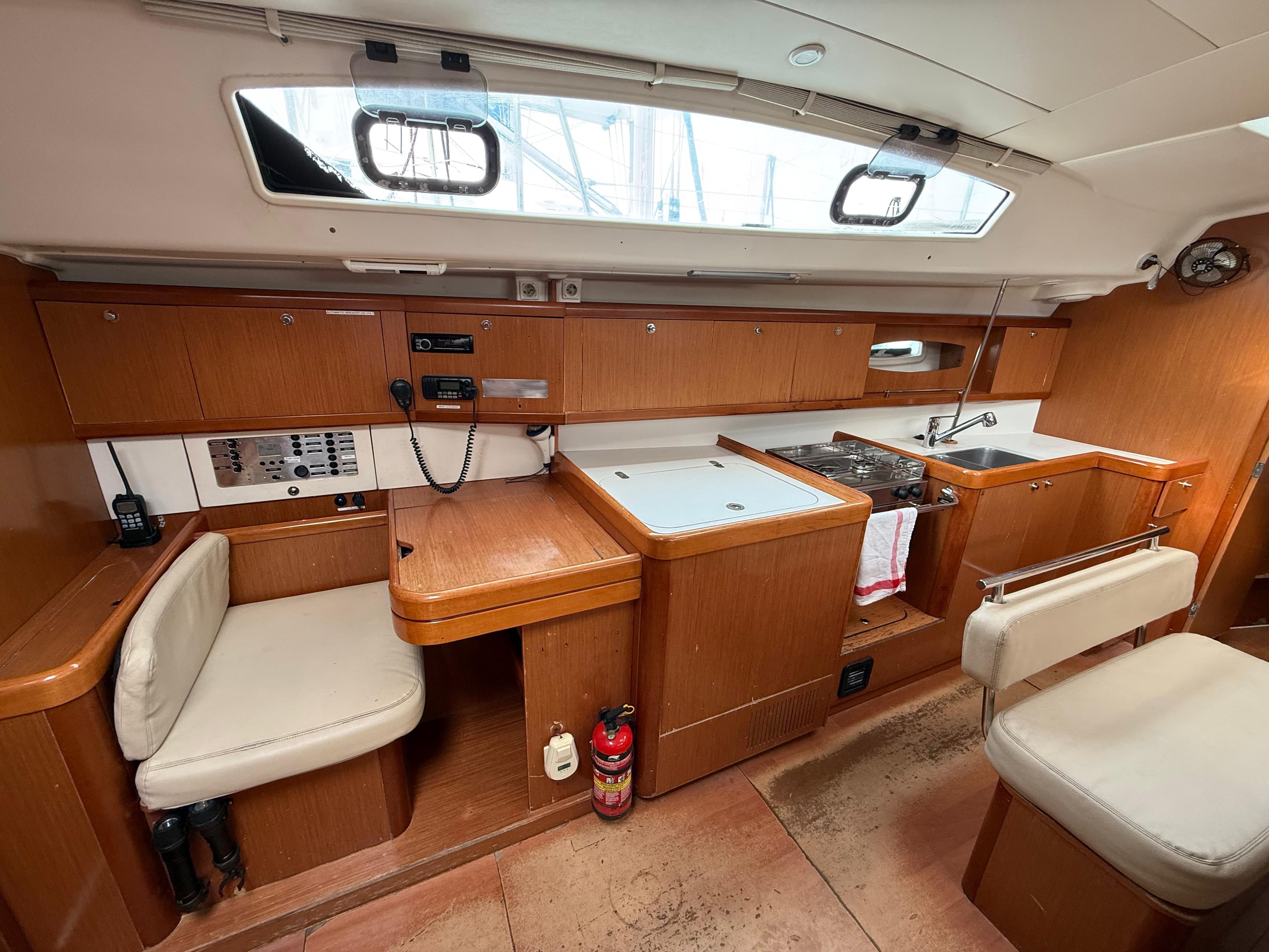 Boat interior