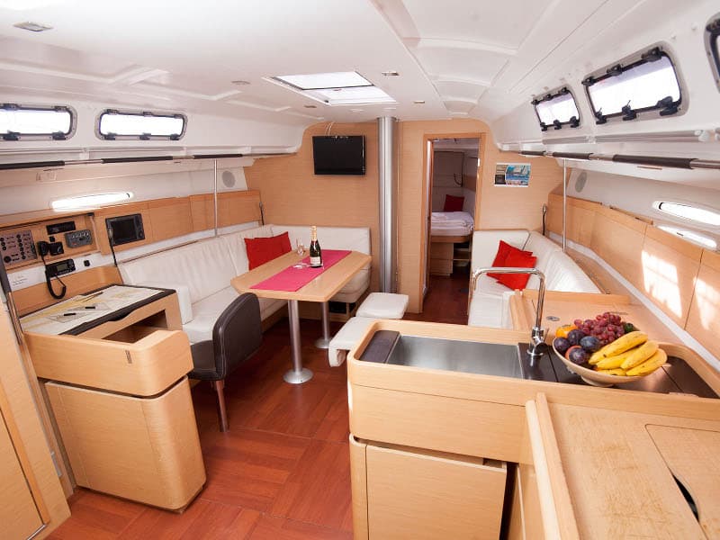 Boat interior