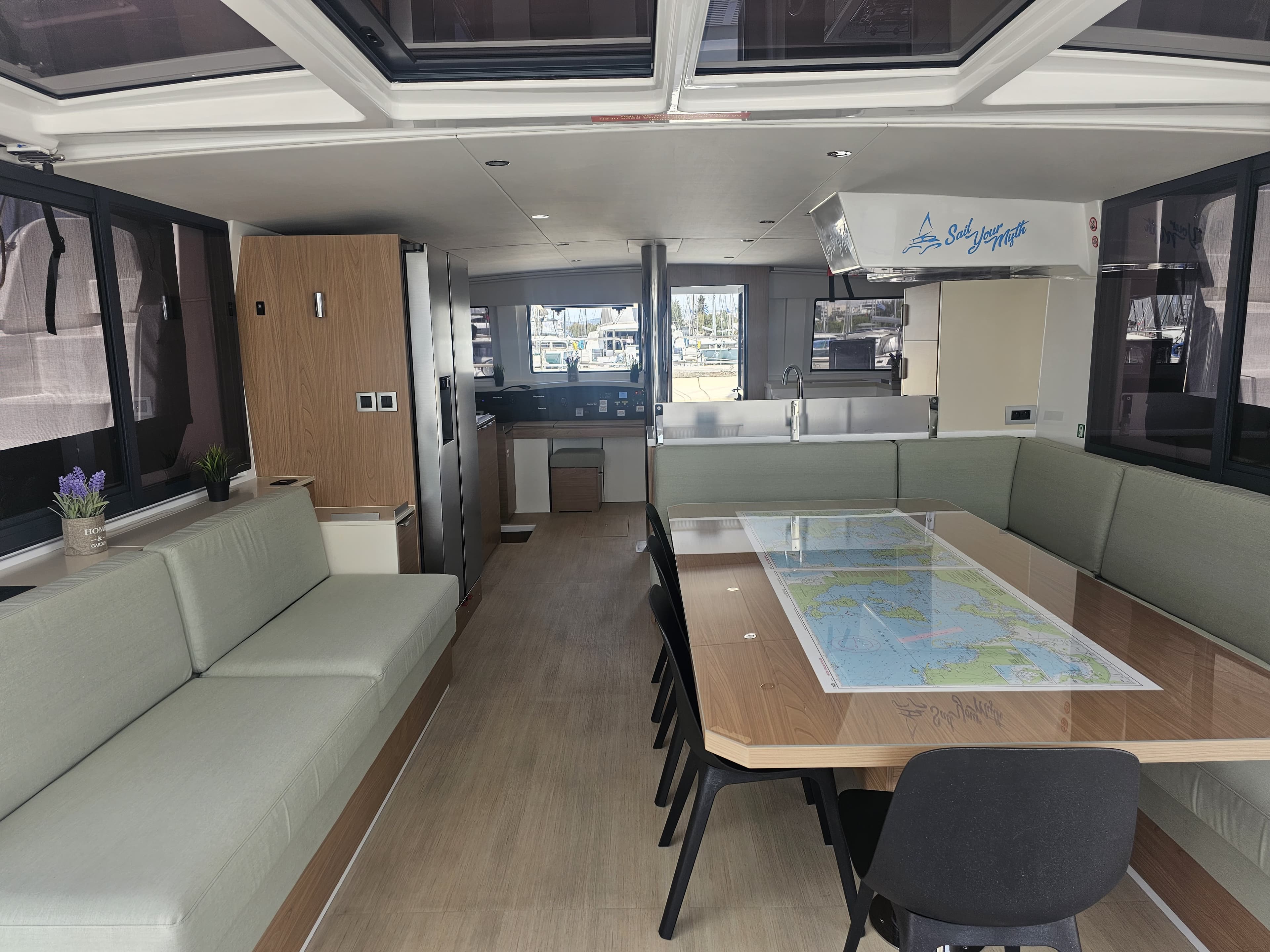 Boat interior