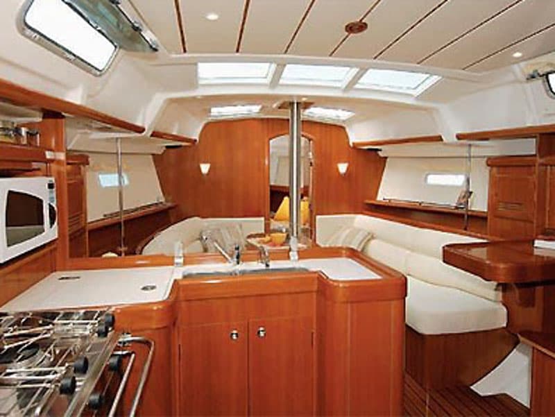 Boat interior