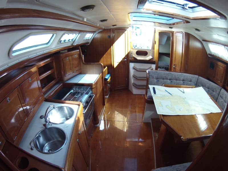 Boat interior