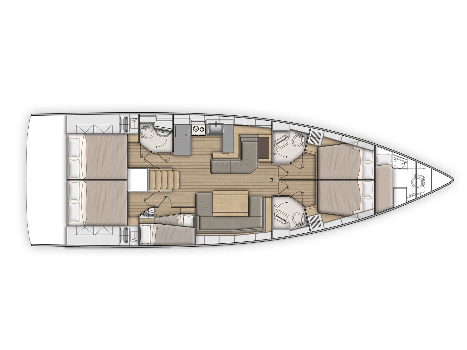 Boat interior