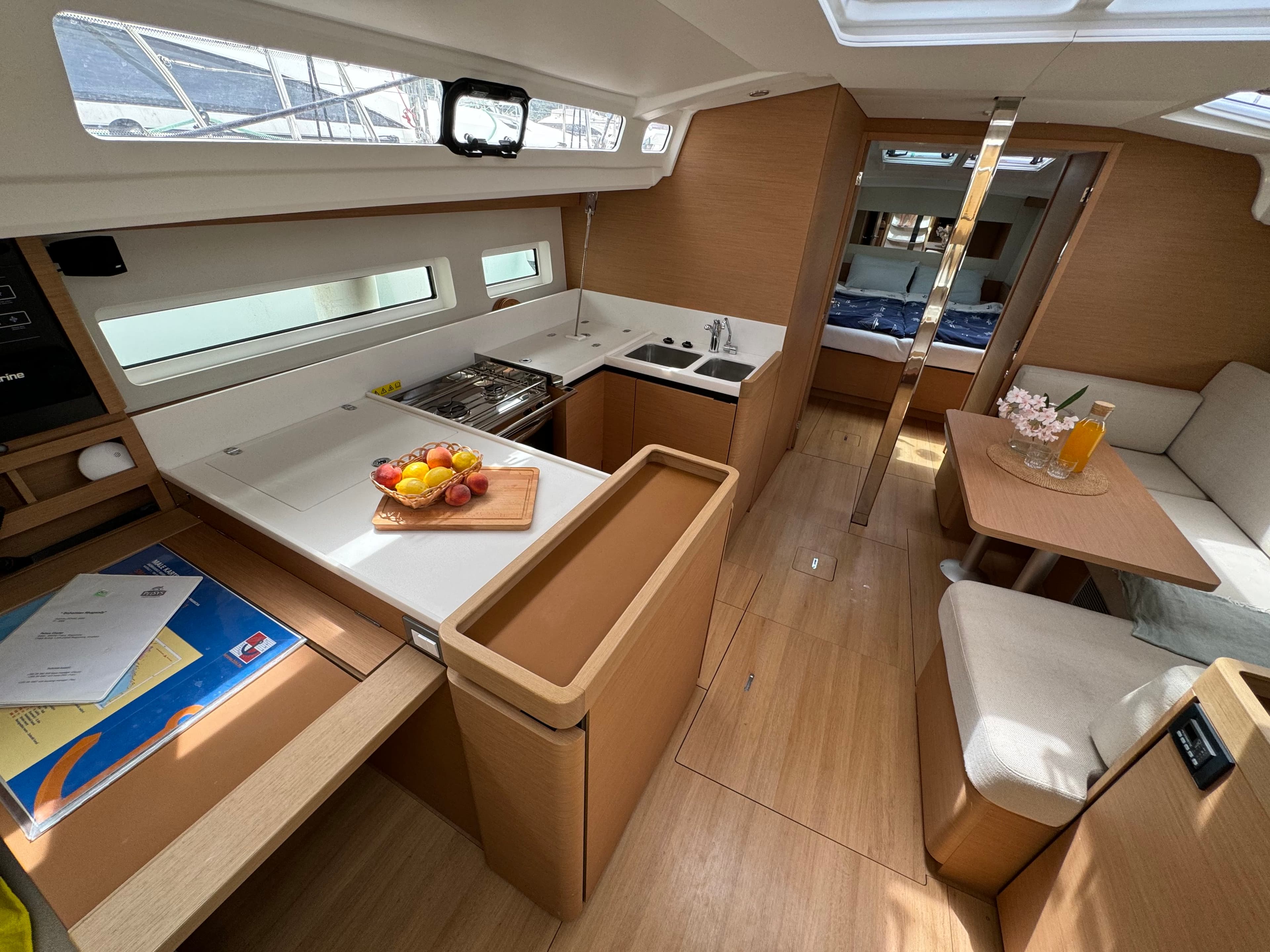 Boat interior