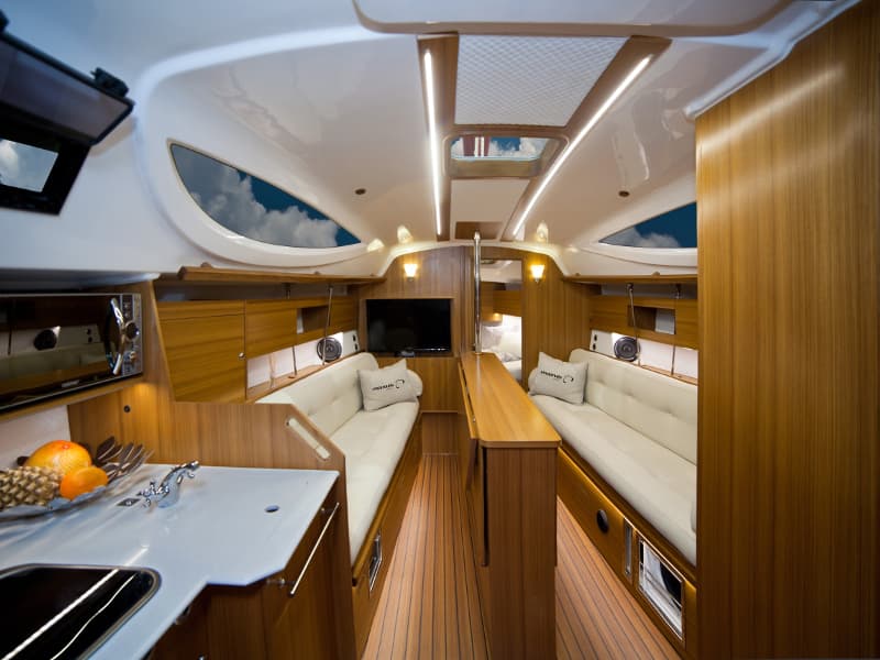 Boat interior