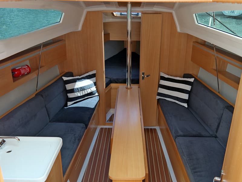 Boat interior