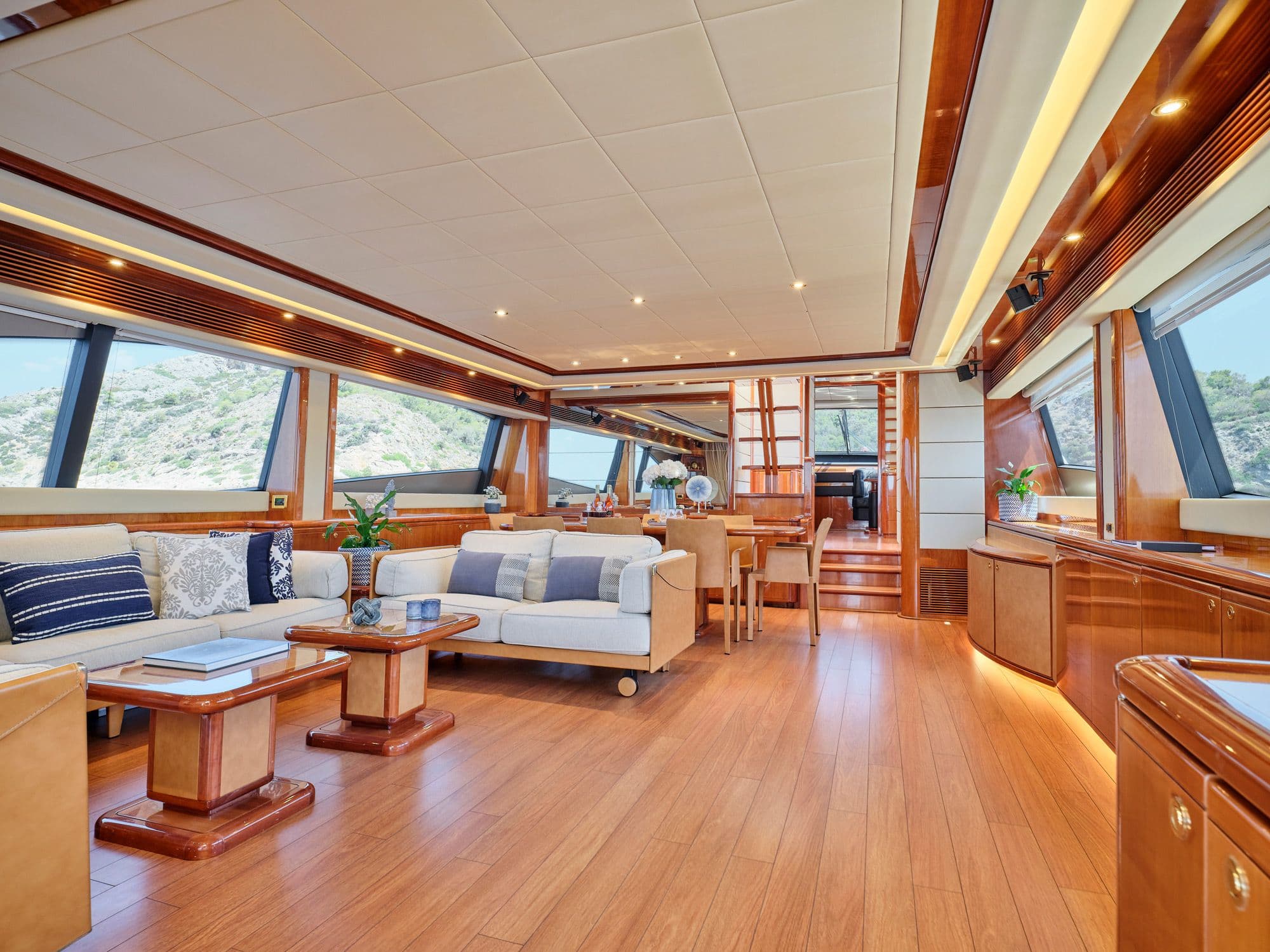Boat interior