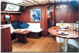 Boat interior