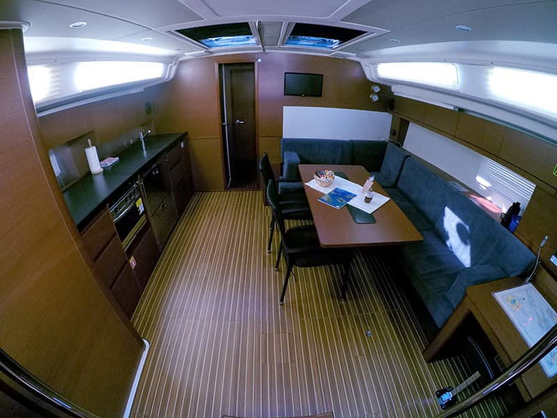 Boat interior