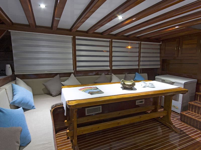 Boat interior