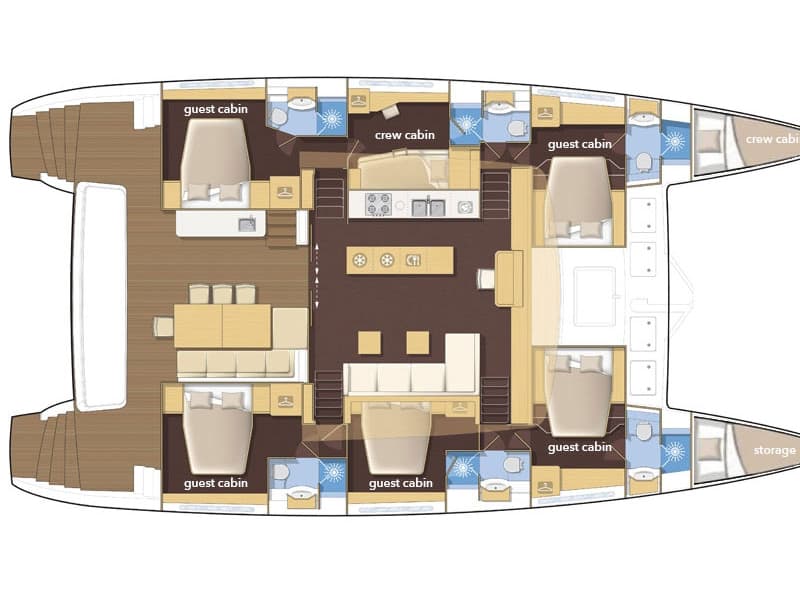 Lagoon 620 - photo 5