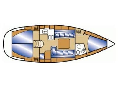 Boat interior