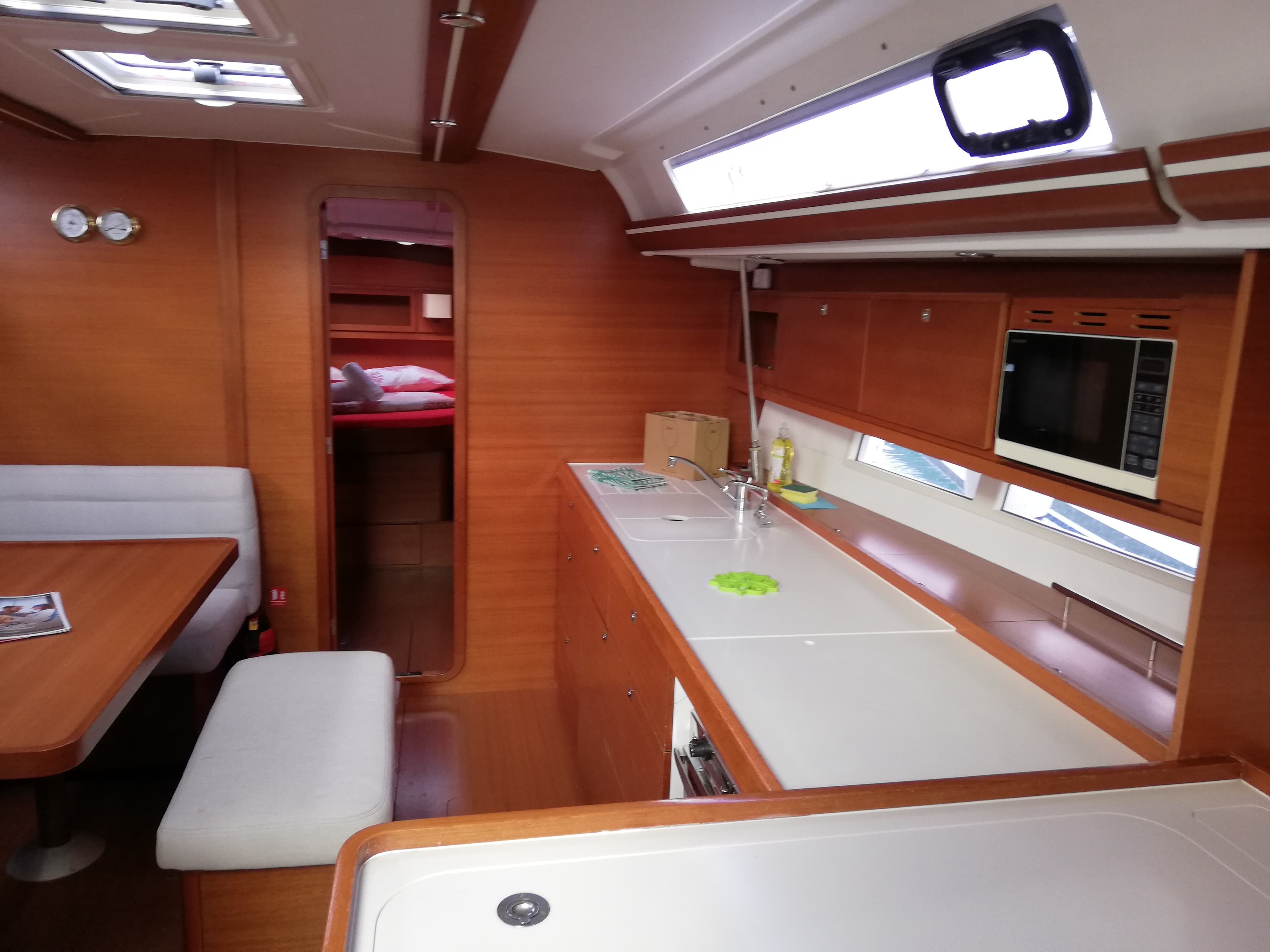 Boat interior
