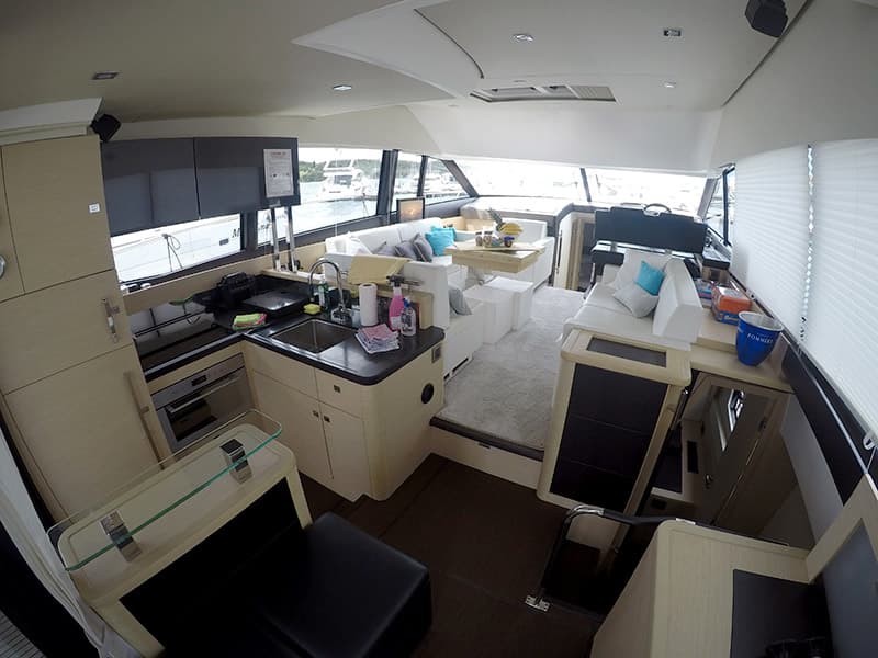Boat interior