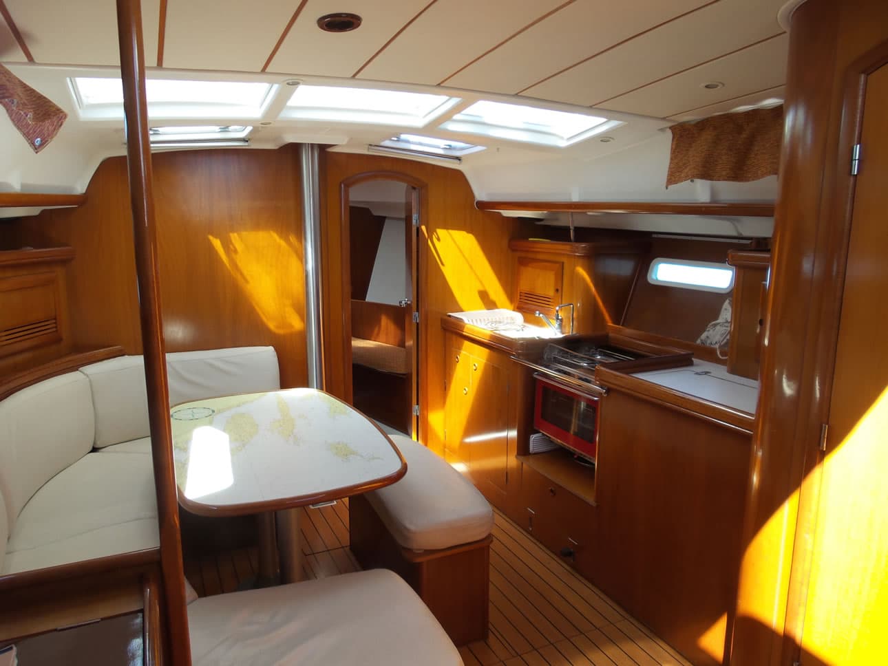 Boat interior