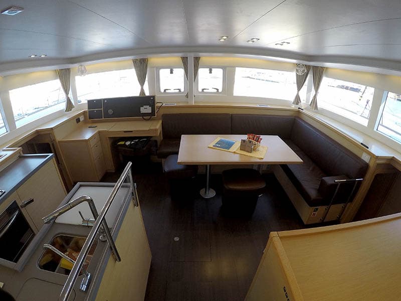 Boat interior