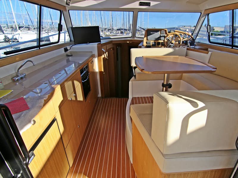 Boat interior