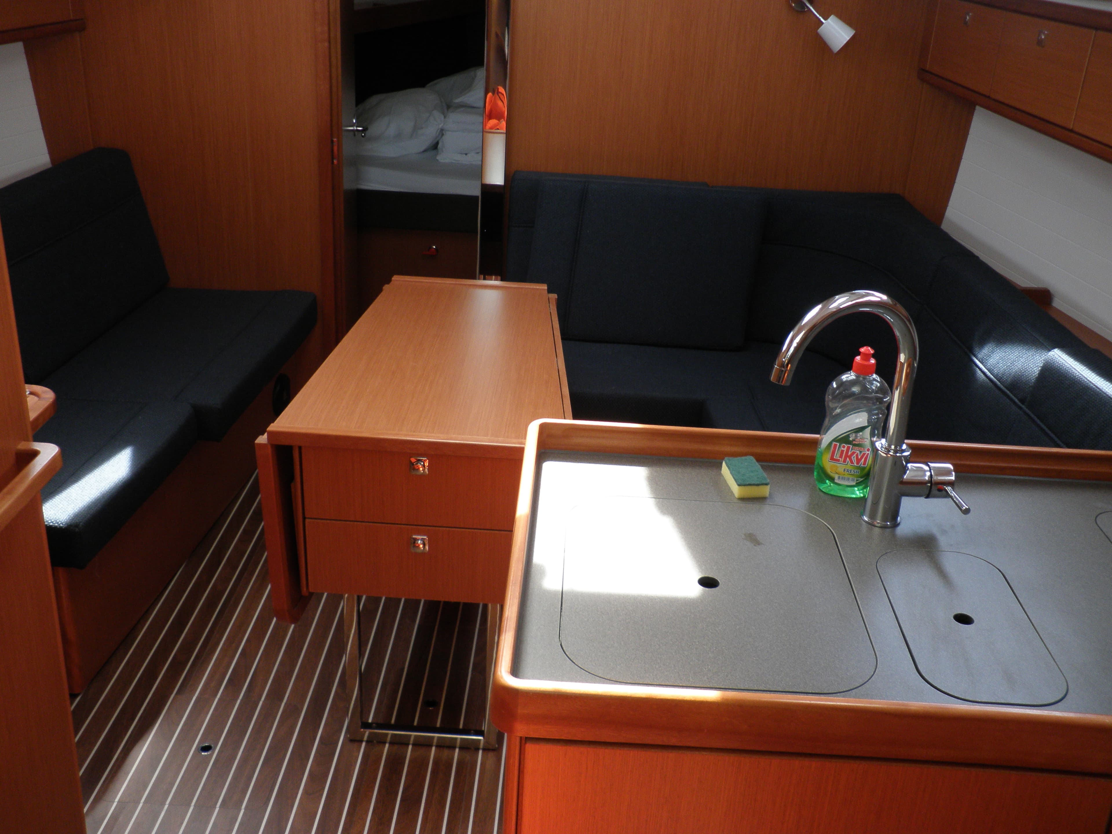 Boat interior