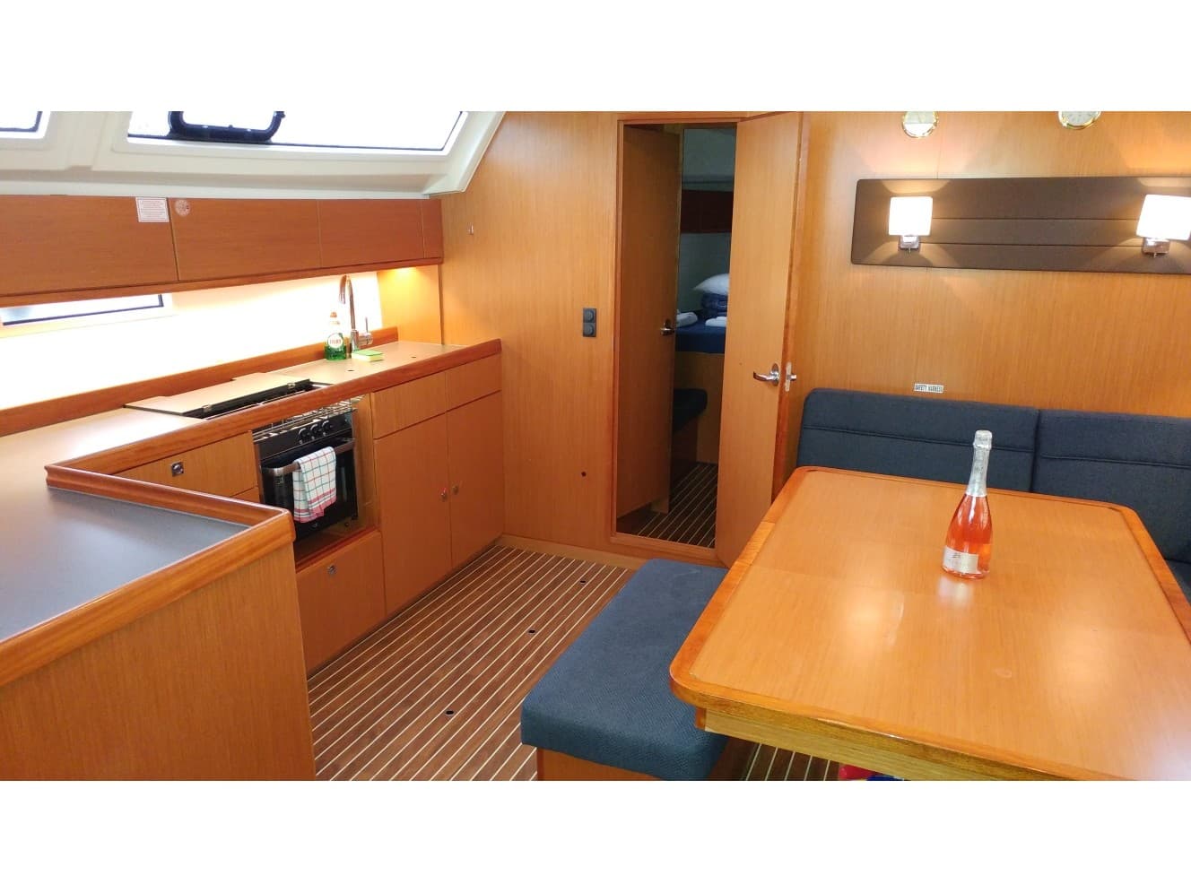 Boat interior