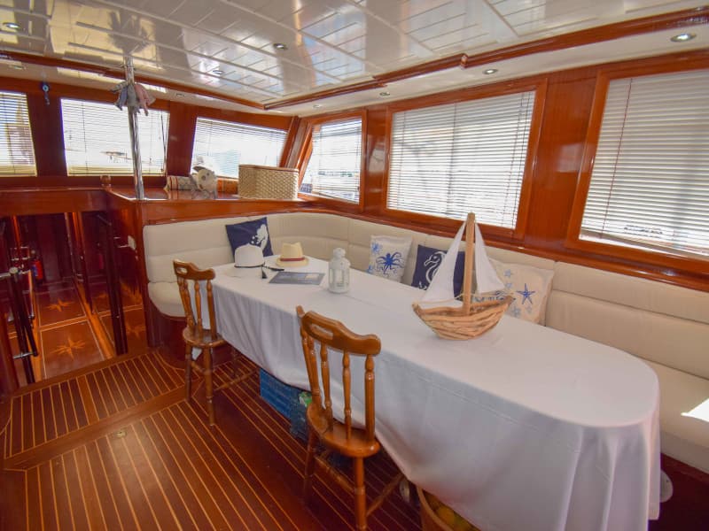 Boat interior