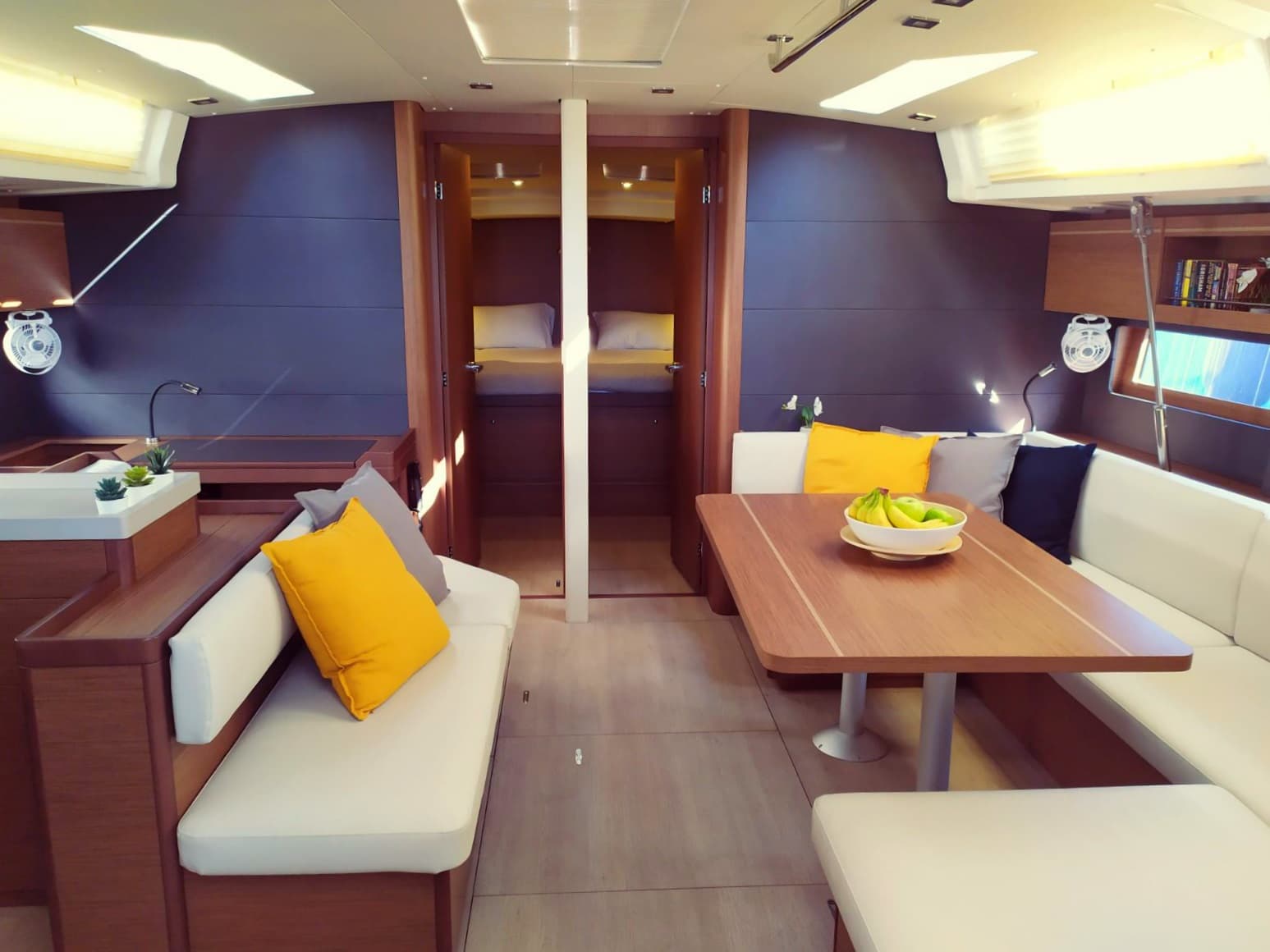 Boat interior