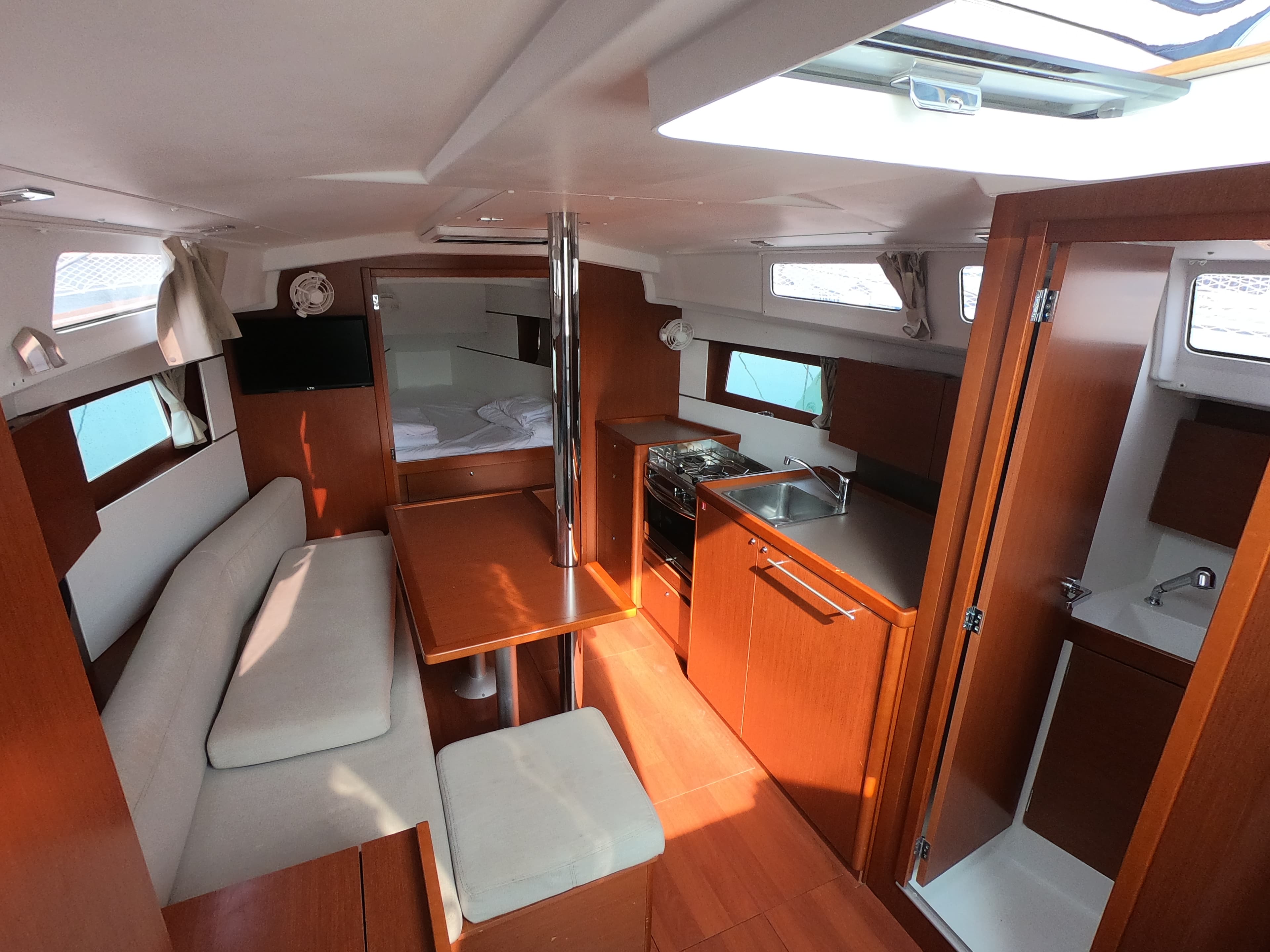 Boat interior