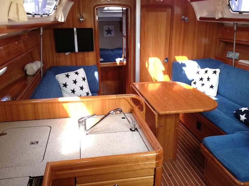 Boat interior
