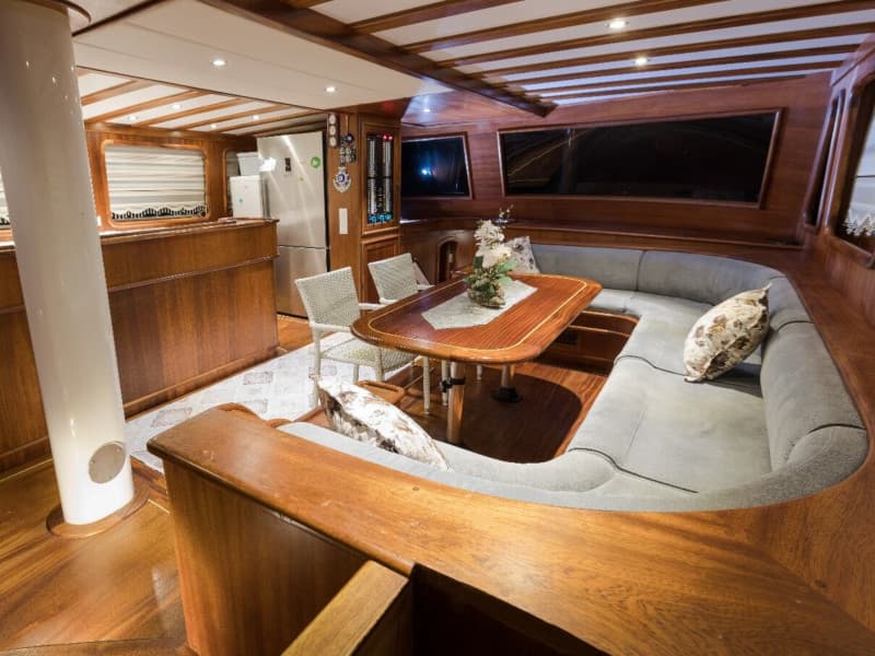 Boat interior
