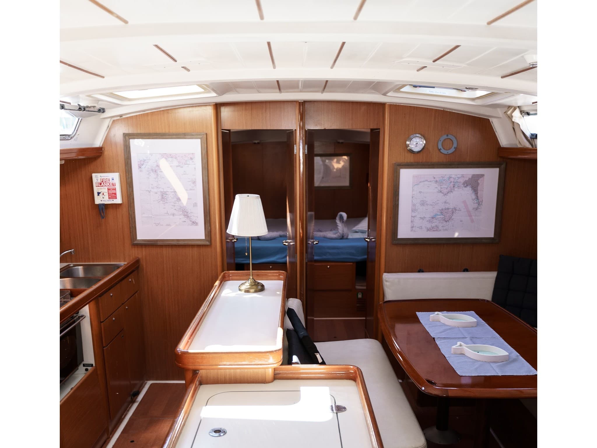 Boat interior