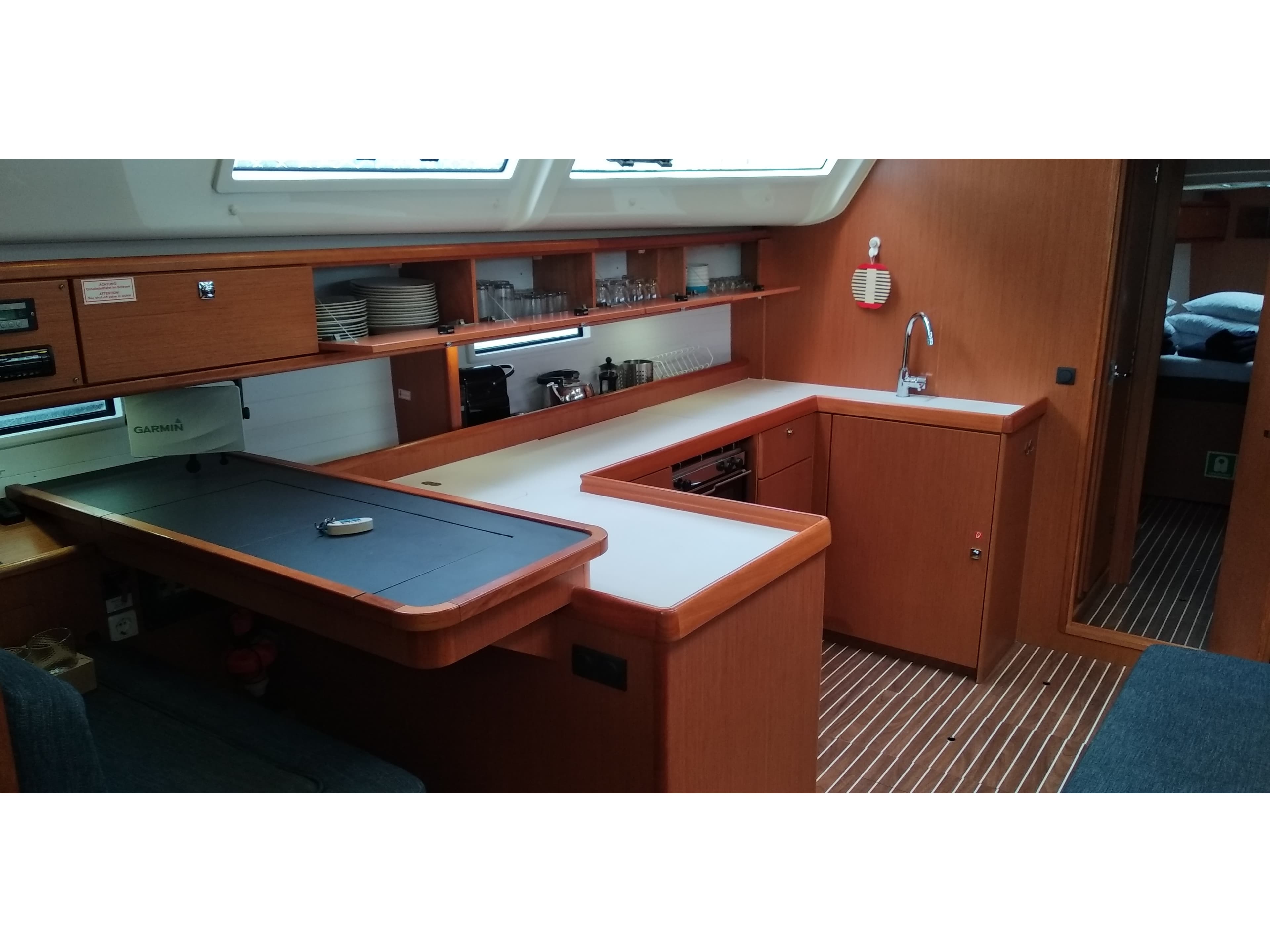 Boat interior