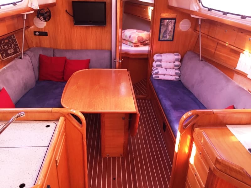 Boat interior