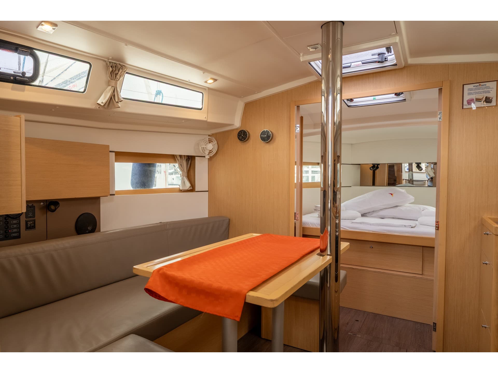 Boat interior