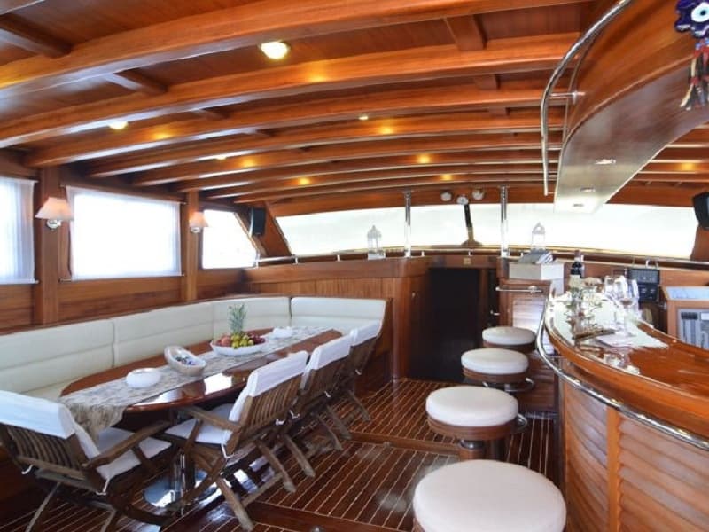 Boat interior