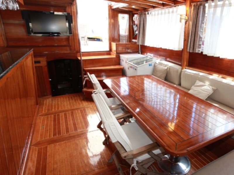 Boat interior