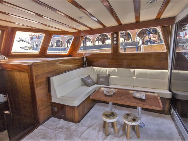 Boat interior