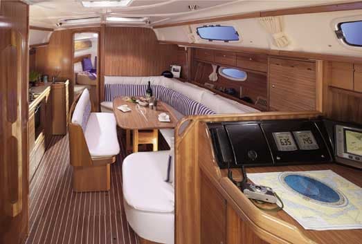 Boat interior