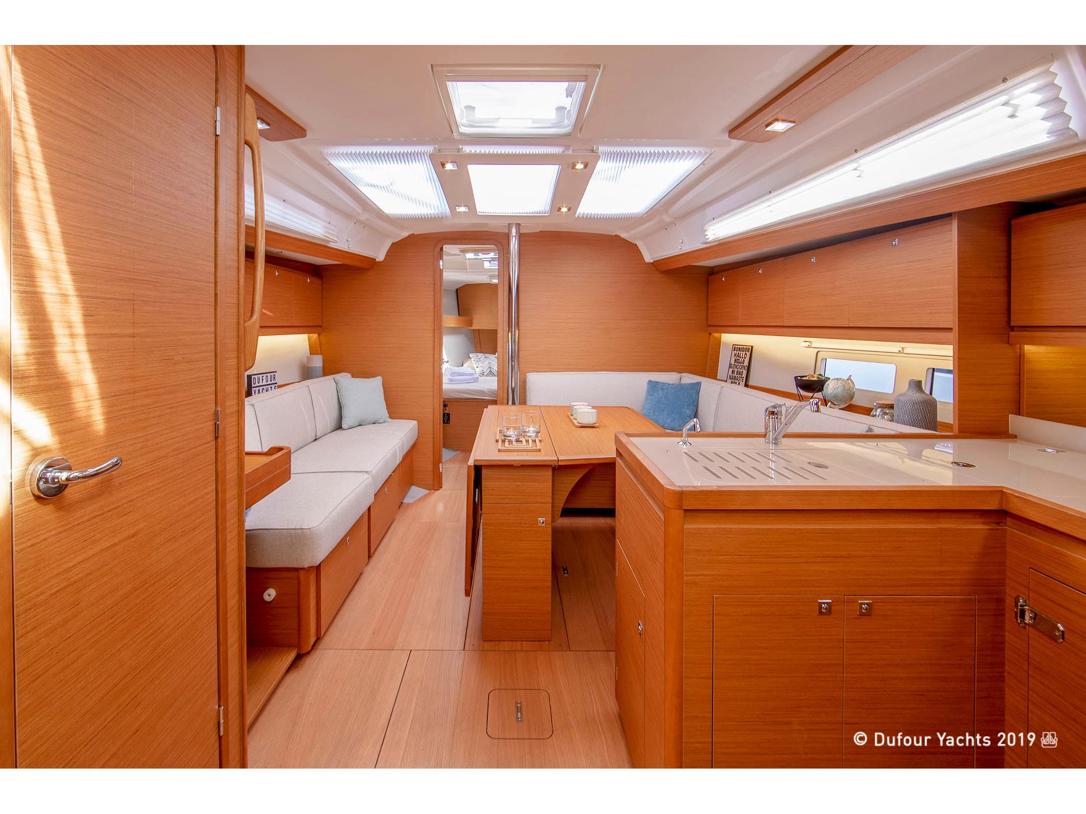 Boat interior