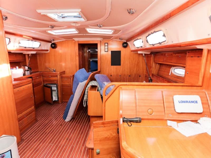 Boat interior