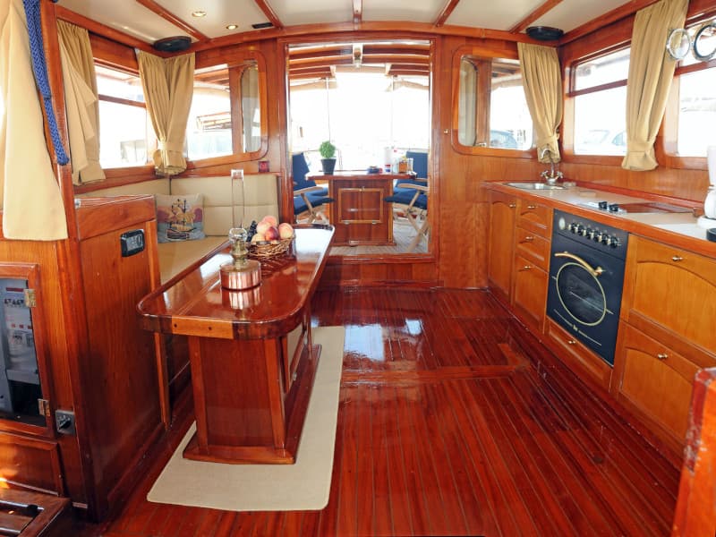 Boat interior