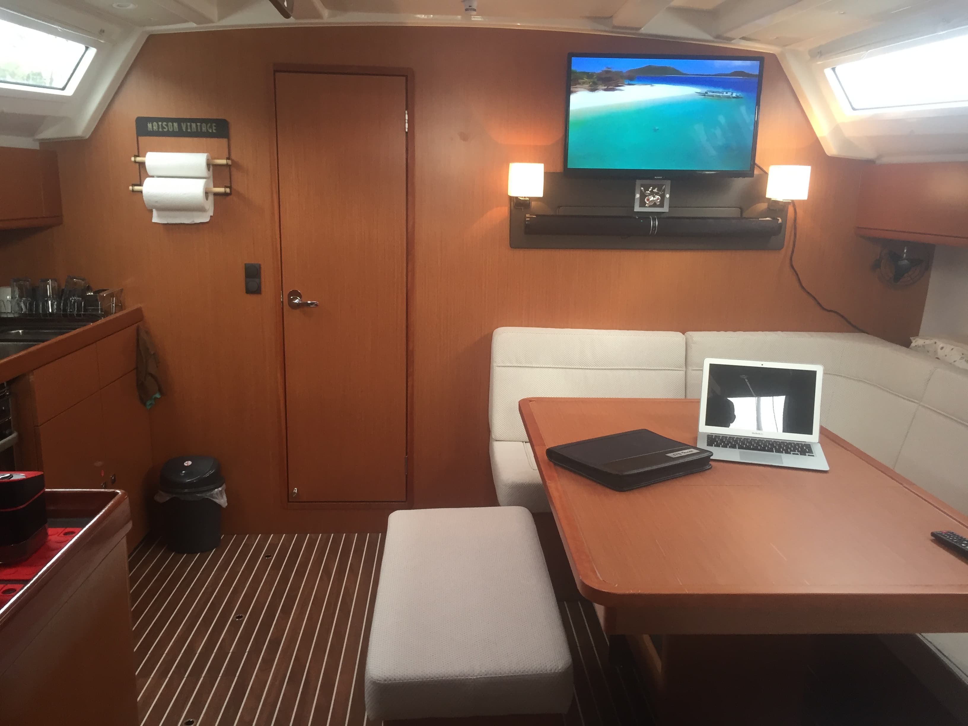 Boat interior