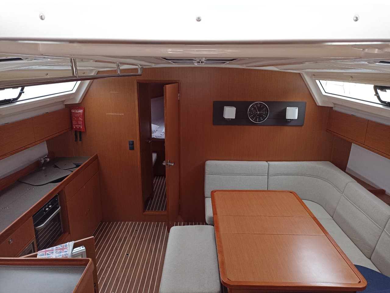 Boat interior