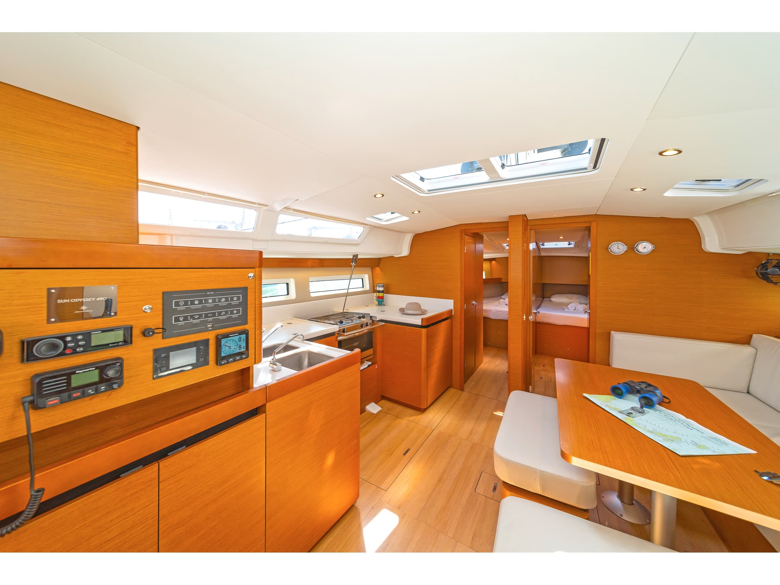 Boat interior