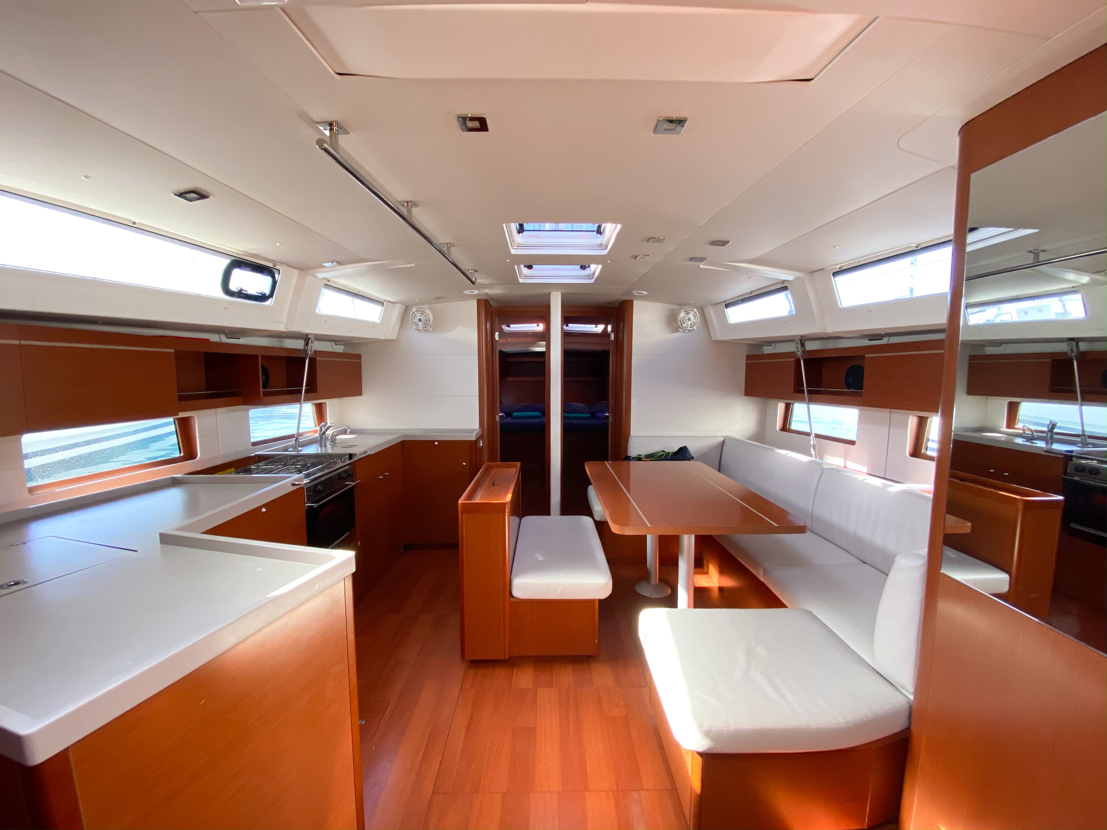 Boat interior
