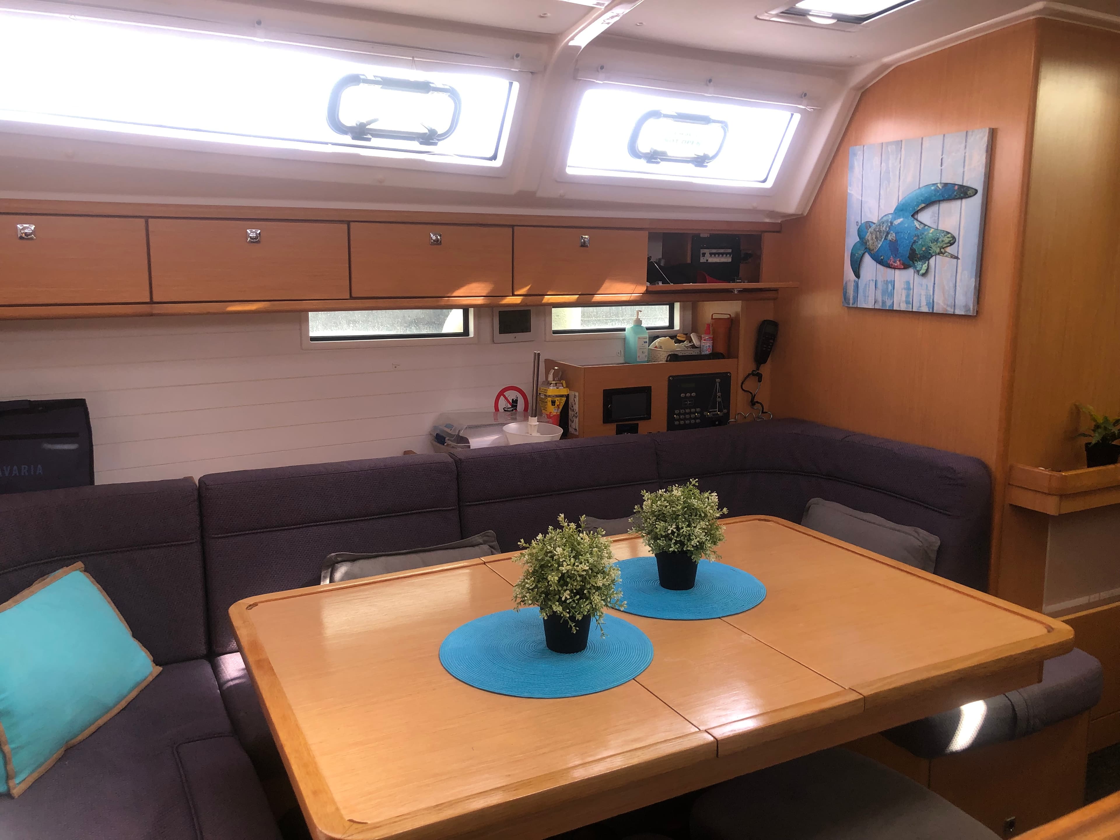 Boat interior
